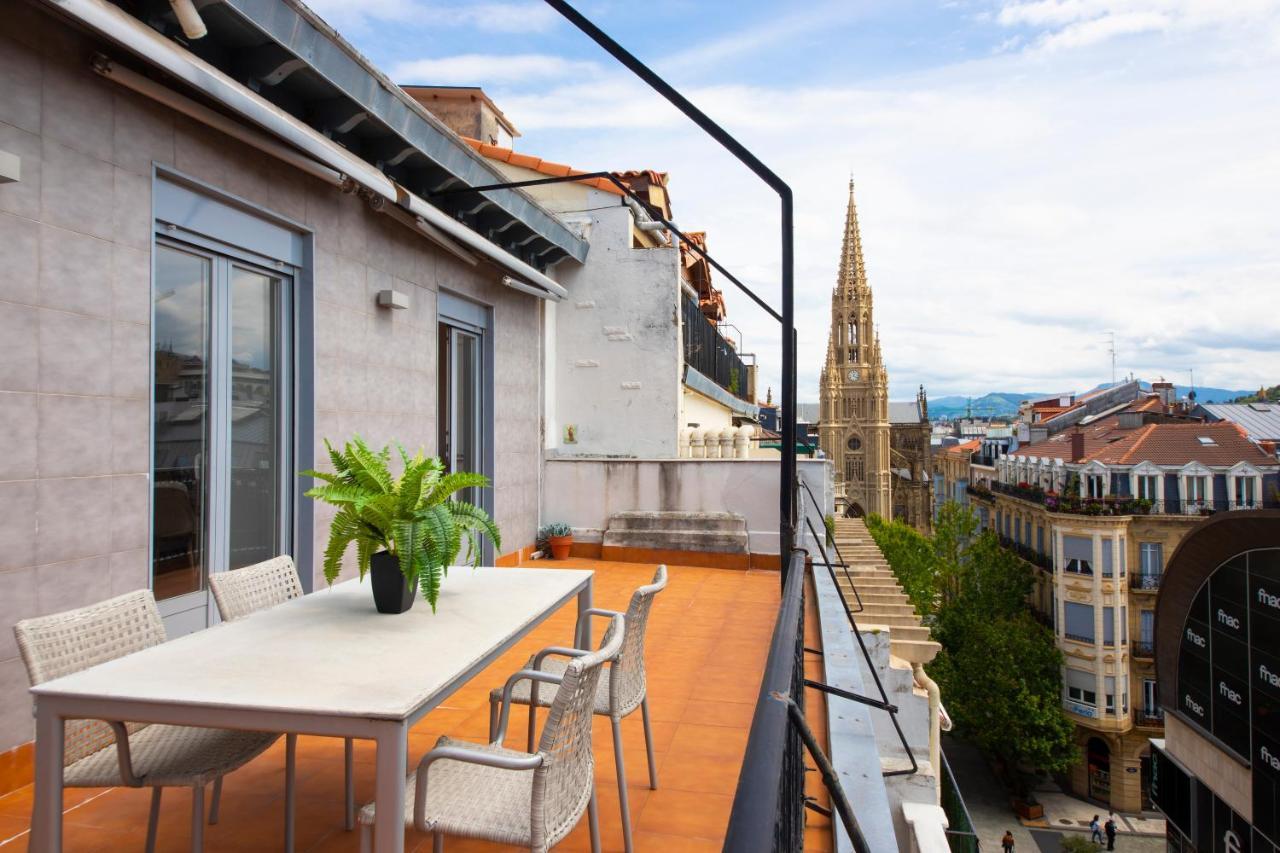 Modern Apartment With Spacious Terrace San Sebastián Exterior photo