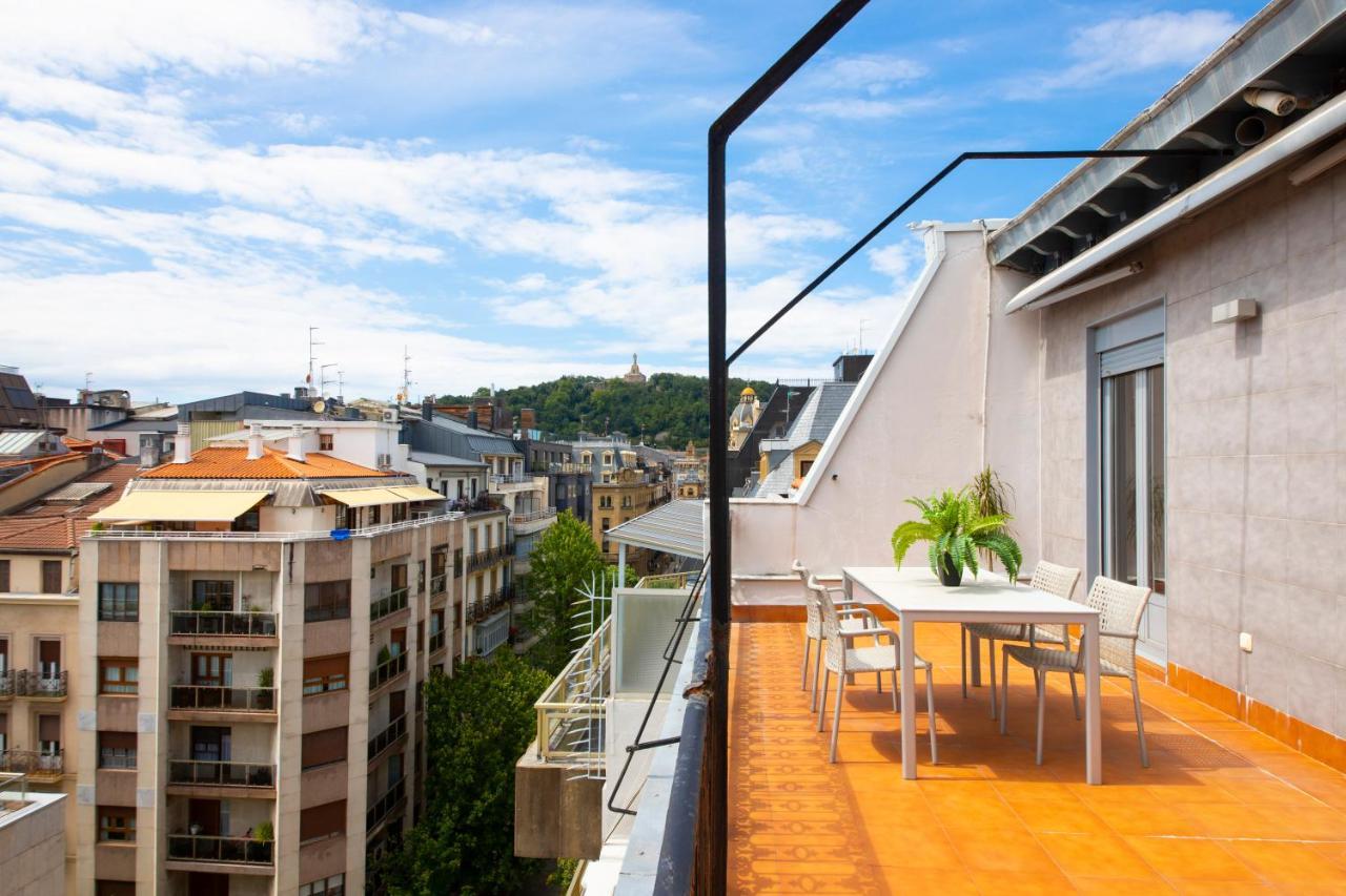 Modern Apartment With Spacious Terrace San Sebastián Exterior photo
